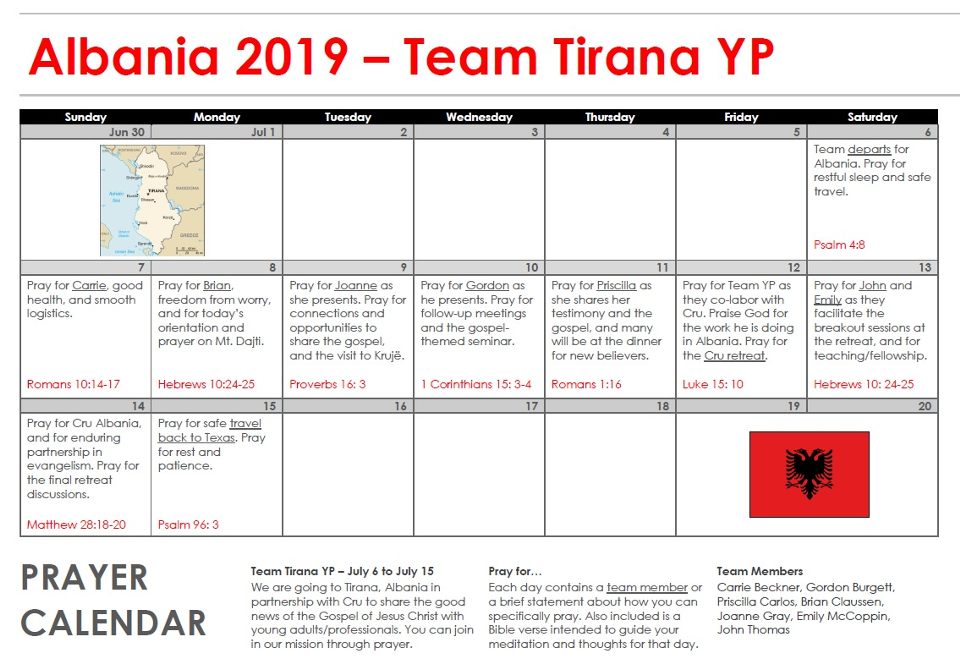 Team Tirana (Young Professionals)